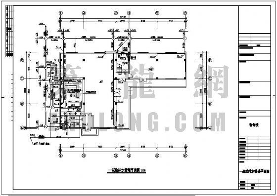 宿舍楼设计图计算书资料下载-某五层宿舍楼给排水设计图