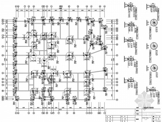 八层框架结构建筑平面图资料下载-[江西]八层框架结构综合大楼结构施工图