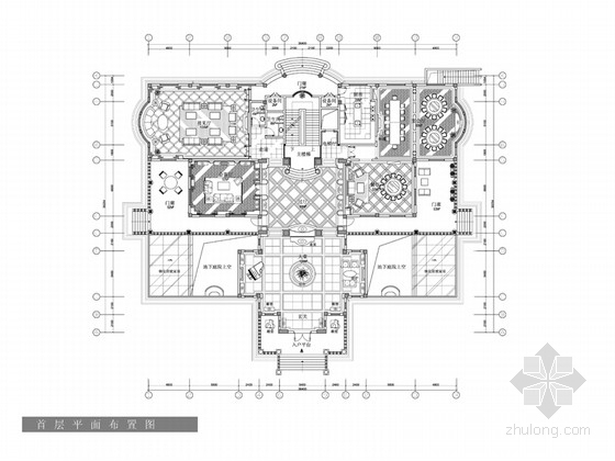欧式家装设计方案资料下载-[福建]欧式超豪华三层别墅样板间设计方案（含效果图）