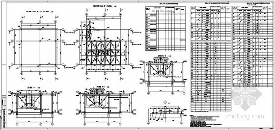 钢桁架结构节点构造资料下载-[英文]某钢桁架节点构造详图