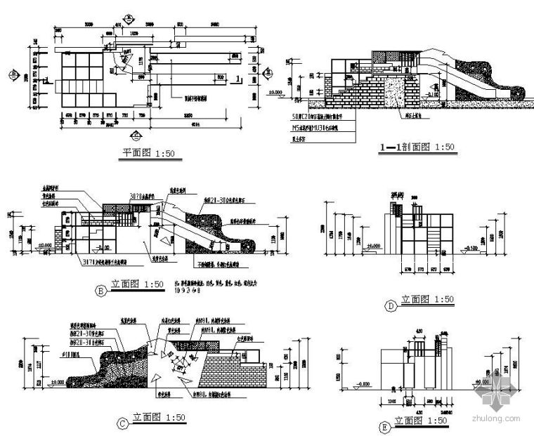 儿童活动场地施工详图_2
