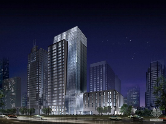 深圳建筑概念设计文本资料下载-[深圳市]某航天大厦建筑方案文本(概念设计)