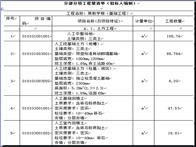 建筑工程计量与计价依据图文精讲(120页)-分部分项工程量清单