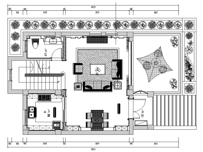 五层大型高档别墅资料下载-[江苏]某三层高档别墅室内施工图