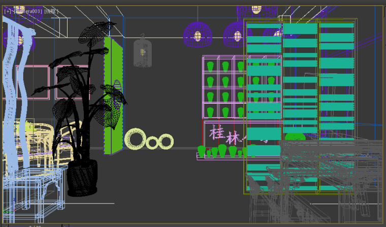 新中式中餐厅成套3D模型（附效果图）-摄像机2