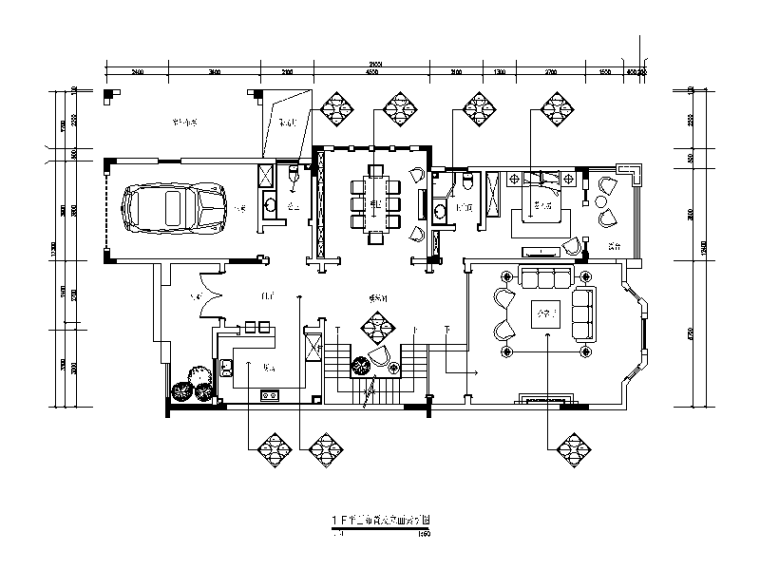 英伦风格景观施工图资料下载-[重庆]英伦风格别墅样板房设计CAD施工图（含效果图）