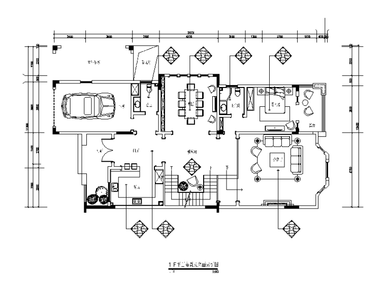 重庆餐厅cad资料下载-[重庆]英伦风格别墅样板房设计CAD施工图（含效果图）