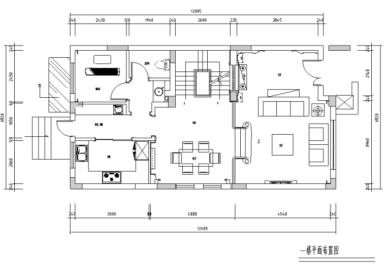 新古典客厅CAD立面图资料下载-新古典主义风格300平米独栋别墅设计施工图（附效果图）