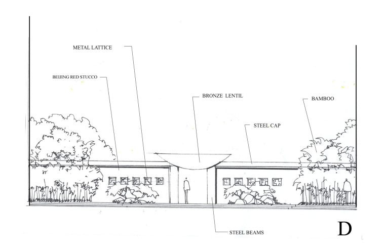 景观手绘|北京新北京故事居住区景观方案（含CAD施工图，PSD）-D-METAL GATE