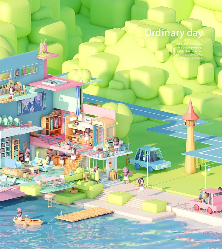 C4D-One Day In Summer（分享c4d）_15