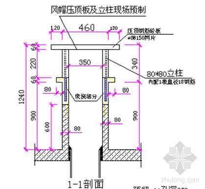 预制楼板安装技术交底资料下载-屋顶风帽制作及安装施工技术交底