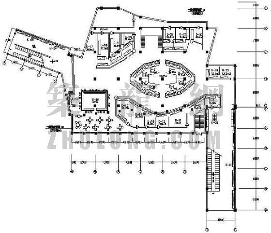 小区2层菜市场剖面资料下载-某菜市场竣工图