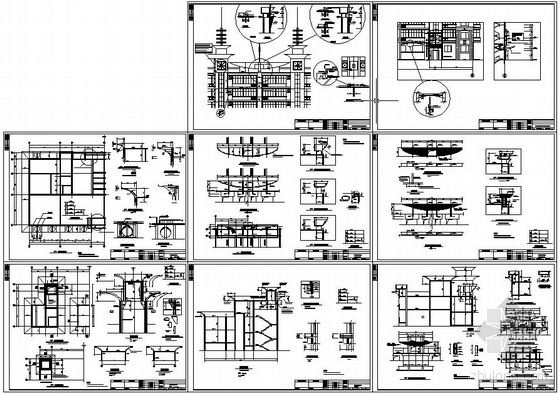 住宅屋面构造资料下载-某住宅屋面装饰结构节点构造详图
