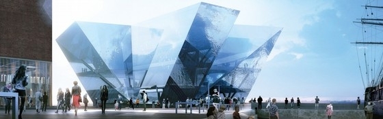 著名博物馆建筑图纸资料下载-[伦敦]大型博物馆设计方案(全球竞标 四个方案 世界著名建筑师设计)