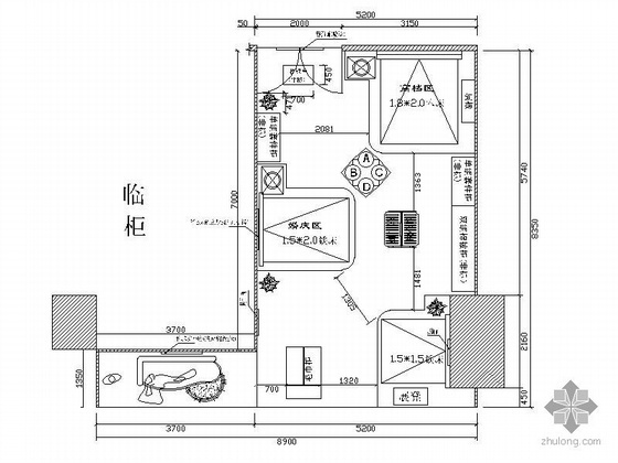 运动鞋店设计图资料下载-洋华堂品牌家纺专卖店设计图