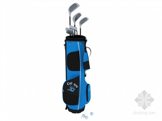 高尔夫3d模型下载资料下载-高尔夫球杆3D模型下载