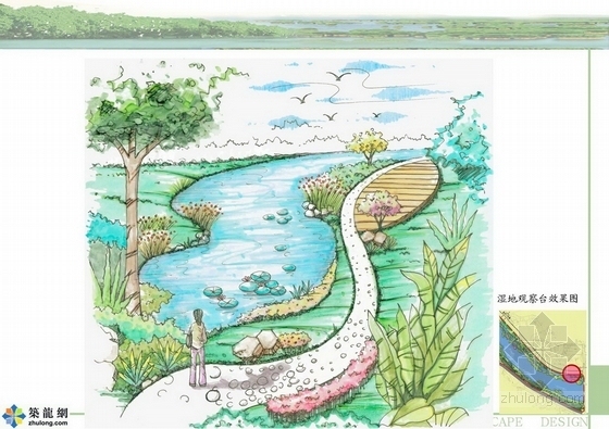 [江西]滨江绿地及河口湿地生物公园规划设计方案-透视图