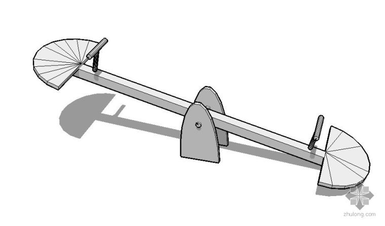 跷跷板su模型资料下载-跷跷板
