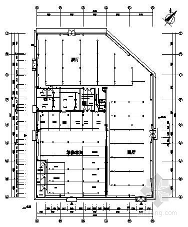 4S店电气工程资料下载-[阜阳]汽车销售4S店电气施工图纸