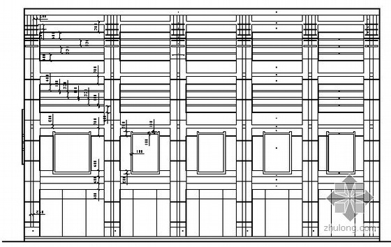四层框架宿舍建施图资料下载-某四层公寓楼建筑施工图