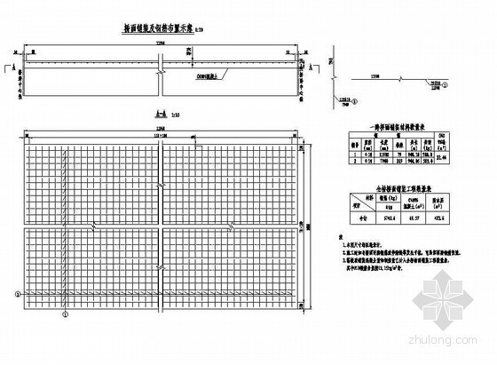 混凝土铺装详图资料下载-4×12米预应力混凝土空心板桥面铺装钢筋构造节点详图设计