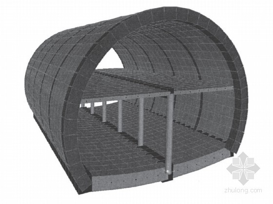 地下暗挖车站bim资料下载-[硕士]新管幕工法修建地铁暗挖车站技术研究（63页）