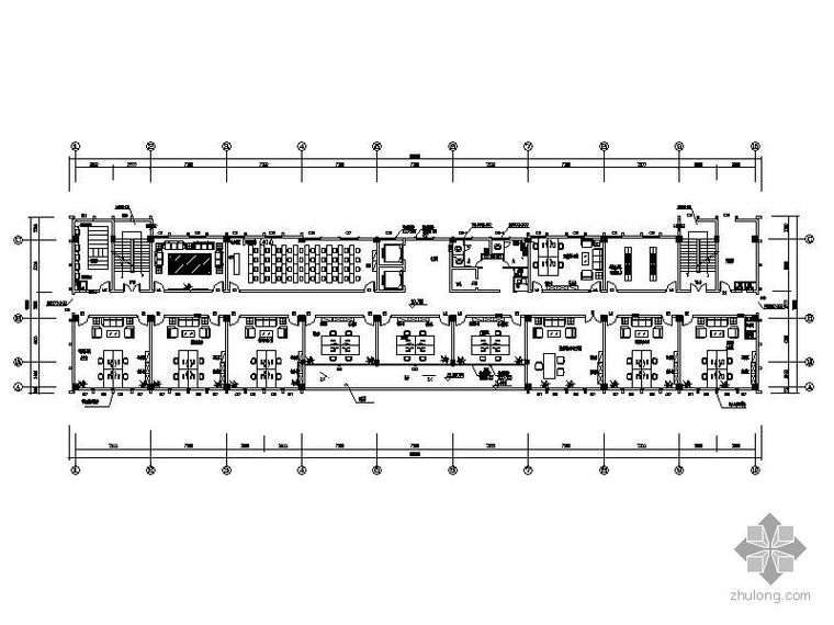 某供电局办公空间平面图_2