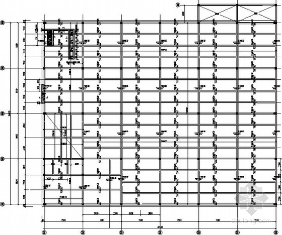 商铺教区钢混结构施工资料下载-多层钢混组合厂房结构施工构图