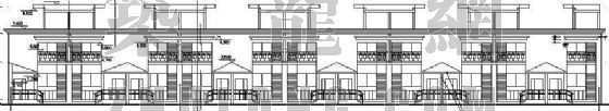 别墅建筑施工图设计教程资料下载-某连排别墅建筑施工图