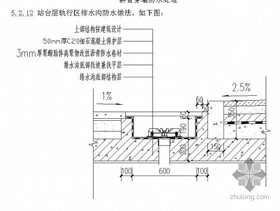 [河北]SBS改性沥青防水卷材地下防水施工方案（热熔法 止水带）-图5