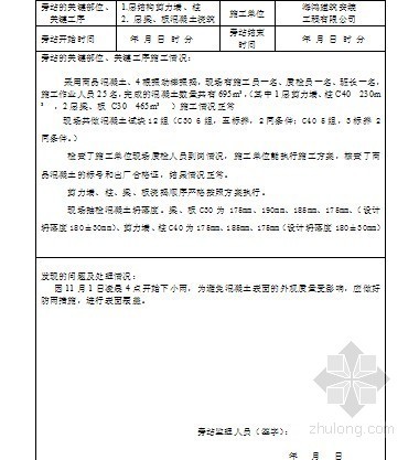 广东公路表格填写范例资料下载-新监理规划表格填写范例（2013版）