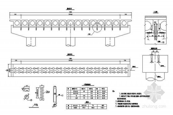 超高层背栓石材幕墙节点资料下载-20m预制空心板抗震锚栓构造节点详图设计