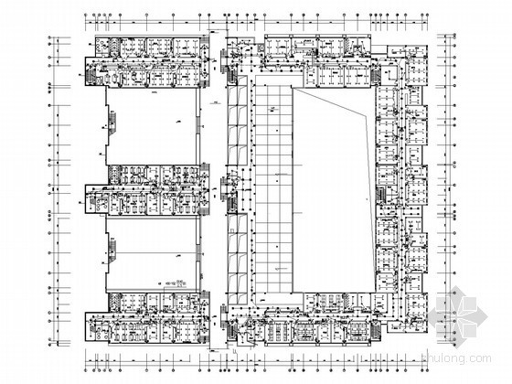 高校图书馆电气图纸资料下载-六层高校图书馆强电系统施工图纸
