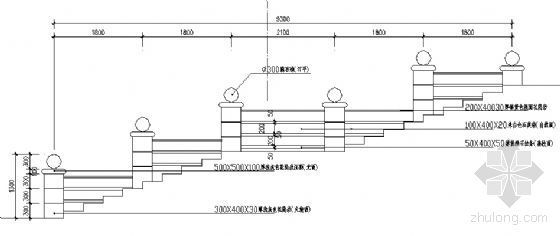 台阶施工设计组织资料下载-入口台阶施工详图