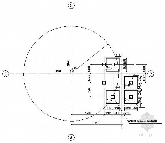 某烟道支架设计施工图资料下载-烟道结构施工图