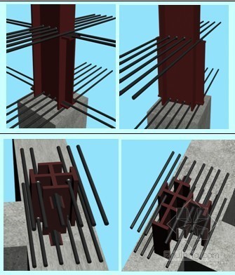 钢筋翻样方法与实例资料下载-北京某工程钢骨混凝土施工方法(工程实例)
