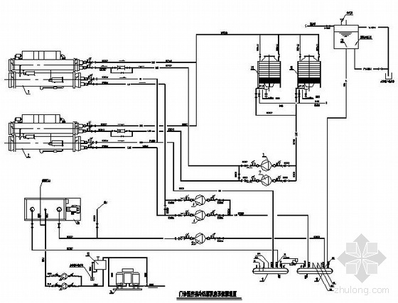 医院冷热源系统资料下载-某医院冷热源机房设计图纸