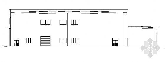 1层钢结构办公楼效果图资料下载-某厂房办公楼方案及效果图