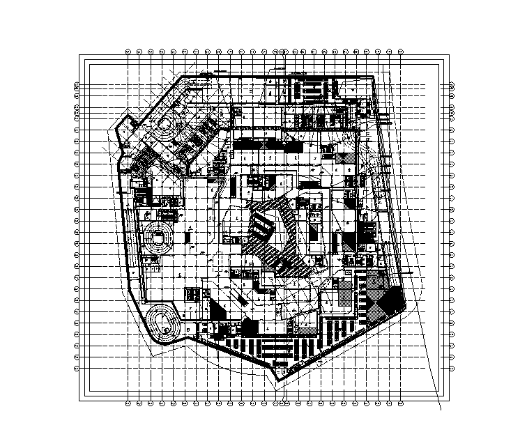 建筑施工图设计场平资料下载-34万平商业办公楼强弱电电气施工图（电缆|变配电所负荷|防雷计算）