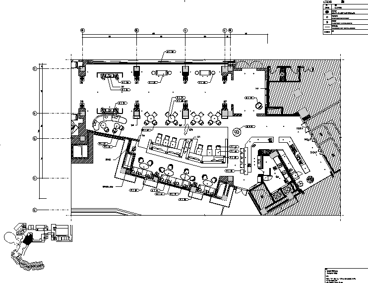 鲁能希尔顿度假酒店设计施工图（附效果图+标识设计+艺术品设计方案+景观设计）-大堂家具布置图