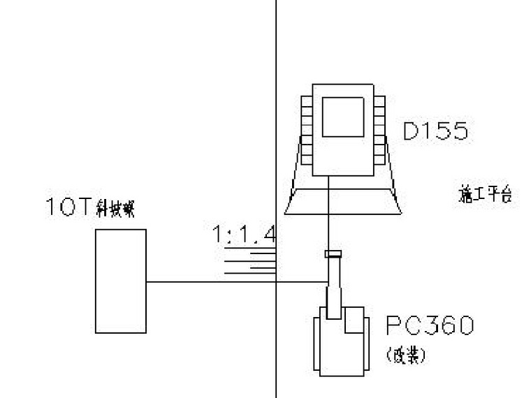 下水库大坝填筑施工方案Word版（共38页）-斜坡碾施工示意图