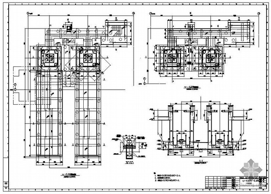 设备钢平台施工图资料下载-江阴某炼钢工程2#RH精炼系统设备基础施工图