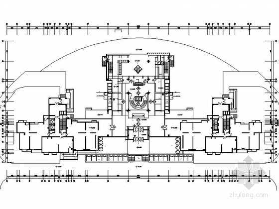 大型会所建筑施工图资料下载-[天津]现代简约大型高档会所室内设计全套施工图