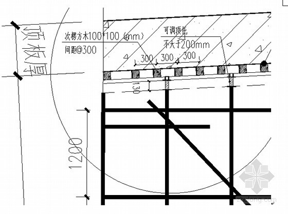 长沙地铁主体工程钢模板支架施工方案（2012年 中隧）- 