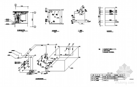 高层综合楼建筑图dwg资料下载-某高层综合楼给排水施工图