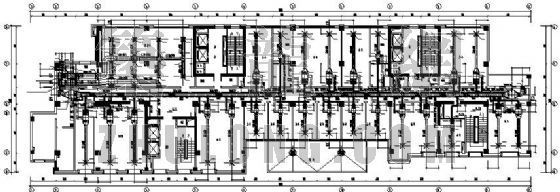 酒店一层中央空调设计图资料下载-某财政楼中央空调设计图