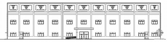 [河南]某大型厂区配套办公楼、餐厅、仓库、车间建筑扩初图