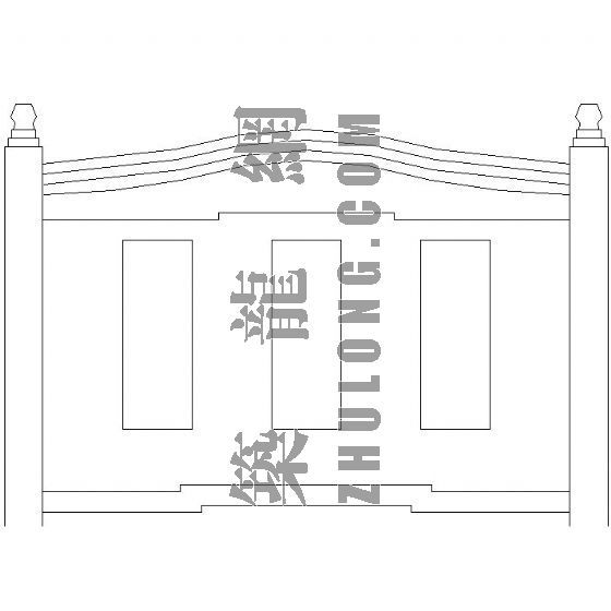 廊大样图资料下载-艺术廊景墙大样图