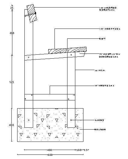 分享长椅cad详图资料下载
