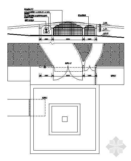 泳池水景池消防泵房大样图资料下载-水景墙大样图